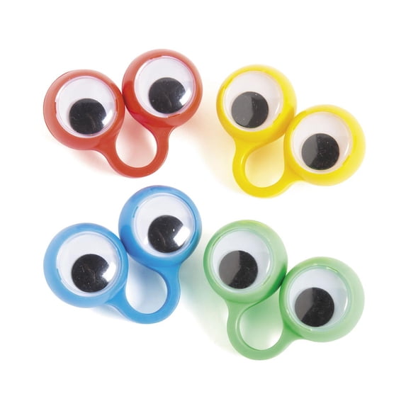 Plastic Eye Peeper Rings by Fun Express