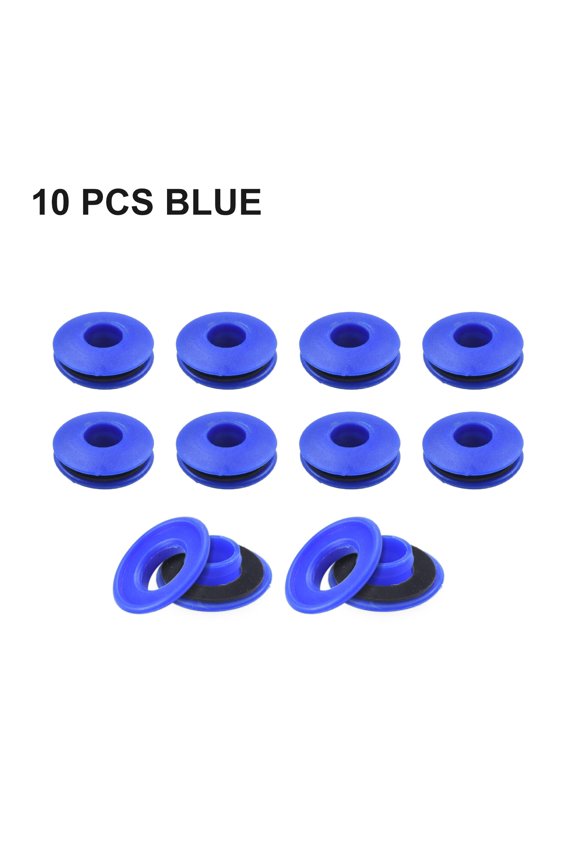 Plastic Eyelets Set 10/50 Pcs Round Tarpaulin Grommets For Solar Pool Cover Weather Resistant