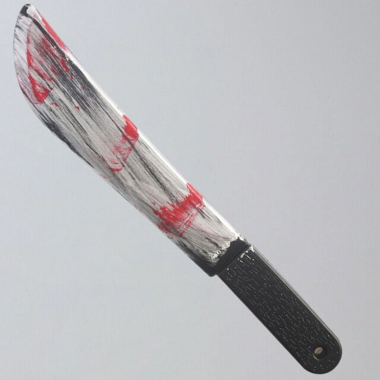 Plastic Fake Knife Halloween Fake Bloody Props Horror Handhold Fake Saw