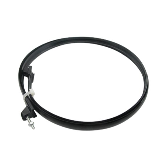 Plastic Fan Grille Mesh Replacement with Hoop and Screws for Floor Or Table Fans,Fan Fixed Hoop Replacement Rings,Compatible with Ring Style Retaining Frame, Indoor Air Cooling Accessory,Black