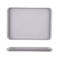 thumbnail image 1 of Plastic Fast Food Trays,Kitchen Rectangular Tray,11 X 8 Inch Plastic Serving Trays,Colorful Restaurant Serving Trays,Rectangular Plastic Serving Platter For Kitchen Restaurant Coffee,(Purple,11x8 in), 1 of 8