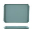 thumbnail image 1 of Plastic Fast Food Trays,Kitchen Rectangular Tray,11 X 8 Inch Plastic Serving Trays,Colorful Restaurant Serving Trays,Rectangular Plastic Serving Platter For Kitchen Restaurant Coffee,(Green,11x8 in), 1 of 8