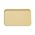 thumbnail image 1 of Plastic Fast Food Trays,Rectangular Serving Trays Cafeteria Trays Grill Tray Durable Serving Platter for Kitchen Hotel Restaurant Cafeteria, Reusable Serving Trays for Party Dessert(Yellow2,15x10.5"), 1 of 8