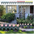 thumbnail image 1 of Plastic Fence 4pc Pink Plastic Garden Fence Edging Decorative Picket Border for Lawns Flowerbeds Tulips and Yard Plants Rkxzt, 1 of 8
