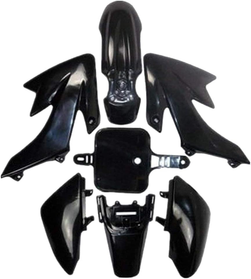 Motorbike Fenders Voor CRF50 Plastic Motorfiets Voorspatbord Spatbord Motorfiets Splash Guard(Black