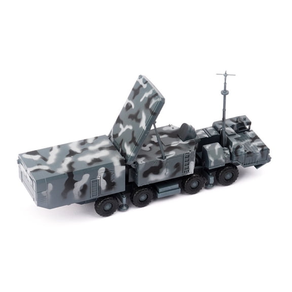 Plastic Fighter Military Model 1/72 Scale Grey S-300 Russian Air Defense Missile Radar Vehicle Model Diecast Vehicle Model