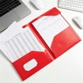 thumbnail image 1 of Plastic File Folders with Pockets, Heavy Duty 2 Pocket Document Organizer Folder with Inner Flap, Waterproof Letter Size File Folders for Office, School, and Home Organization, 1 of 7
