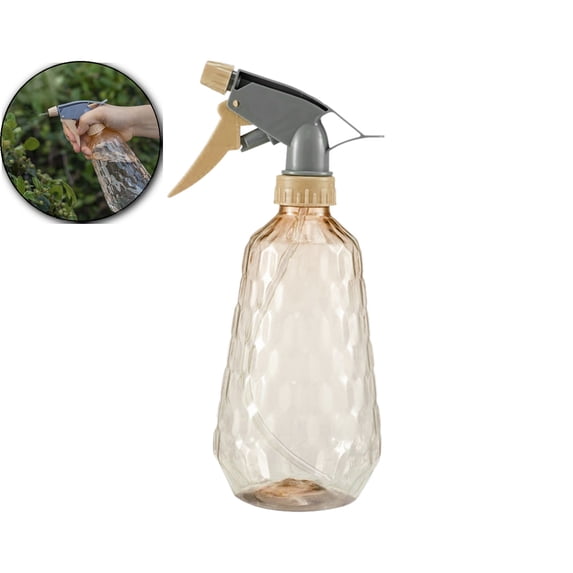 Plastic Fine Mist Spray Bottle, Multipurpose Dispenser, Ergonomic Cleaning Sprinkler for Home Use