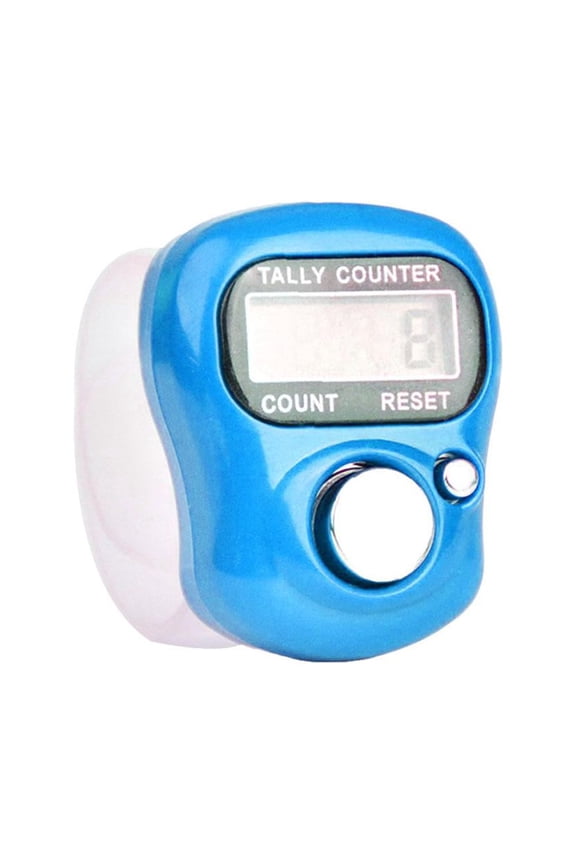 Plastic Finger Calculator for Easy Counting, Wearable and Battery-Powered