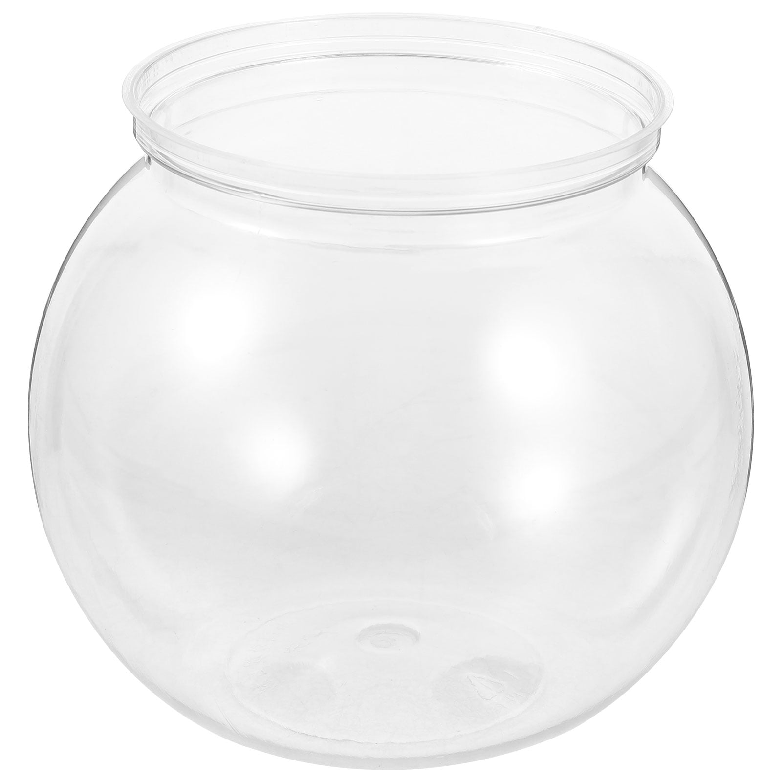 Plastic Fish Bowl Heavy Duty Plastic Storage Bowl for Candy Party Favor