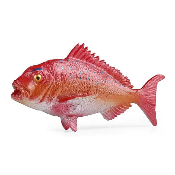 Plastic Fish Model Statue Ornament Fish Model Figures for Collectors