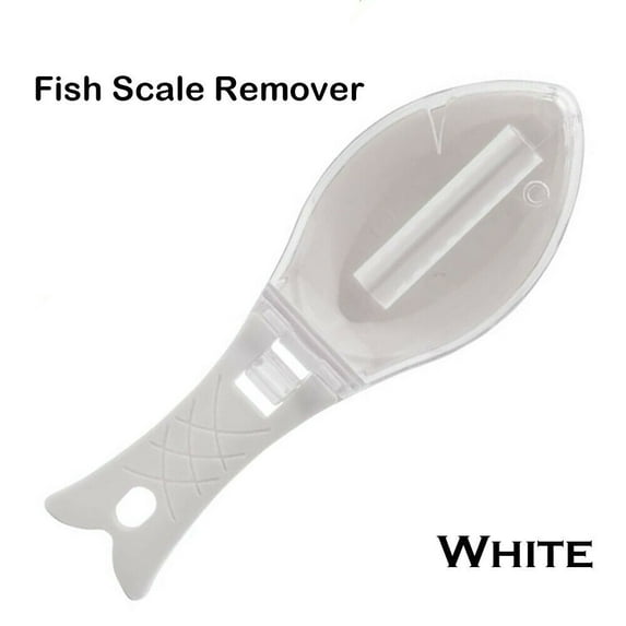 Plastic Fish Scales Clean Remover with Cover Cleaning Peeler Scaler Scraper Tool