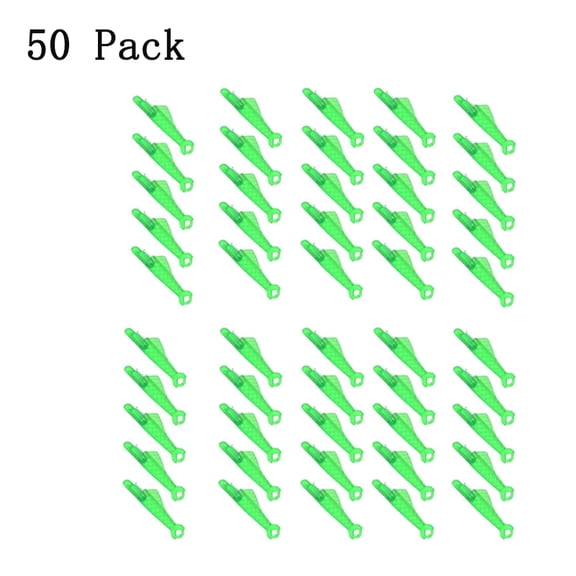 Plastic Fish‑Shaped Needle Threader, Quick Automatic Sewing Threading Tool for Hand Sewing & Sewing Machine, Random Color, 50 Pack