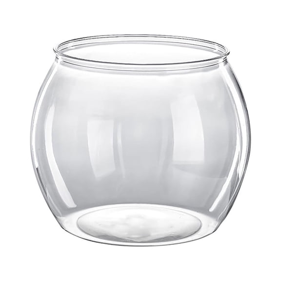 Plastic Fish Tank Desktop Aquarium Small Clear Fish Bowl for Home Office Decor - Tabletop Ecologically Bottle Container for Plants and Goldfish - Hydroponic Plantser and Plants Propagation Station