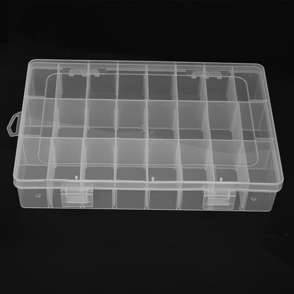 Plastic Fishing Lure Fish Hook Bait Storage Box Case Container Organizer