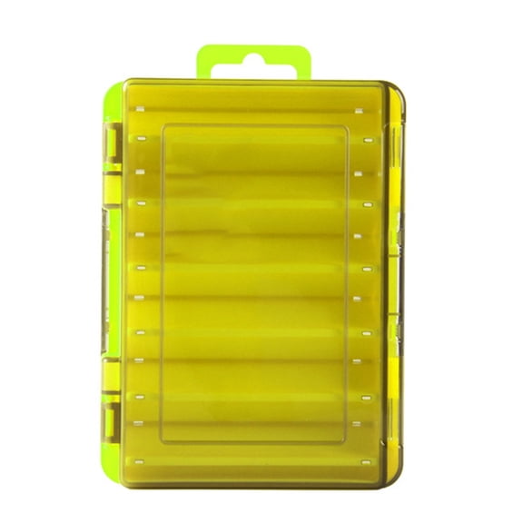 Plastic Fishing Tool Box Tool Organizers Light Weight Tackle Storage Box Double Sided Baits Lures Box Easy Carry