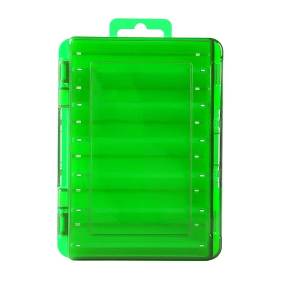 Plastic Fishing Tool Box Tool Organizers Light Weight Tackle Storage Box Double Sided Baits Lures Box Easy Carry