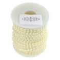 thumbnail image 1 of Plastic Flat Back Craft Pearl String, 4mm, 24-Yards, Ivory, 1 of 1
