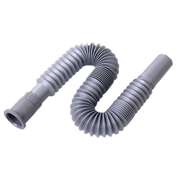 Plastic Flexible Kitchen Basin Strainer Sink Extension Washbasin Drain Hose Pipe For Bathroom Kitchen