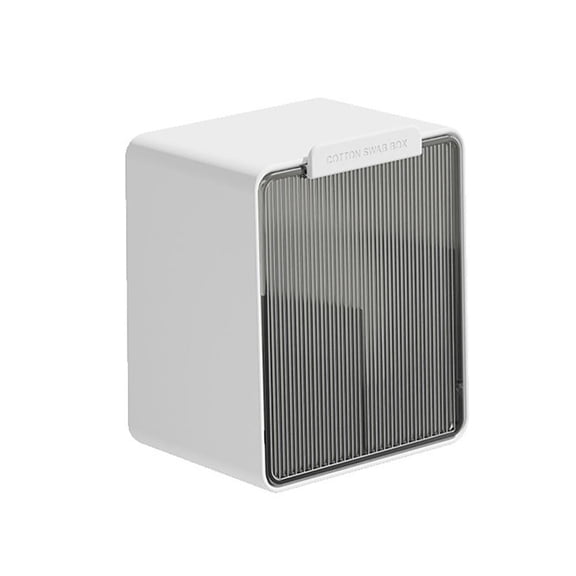 Plastic Flip Top Storage Container Dustproof Sealed Box for Desktop Organization