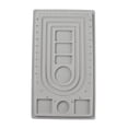thumbnail image 1 of Plastic Flocking Bead Design Boards Necklace Design Boards Rectangle Gray 23x41x1cm Material Plastic, 1 of 3