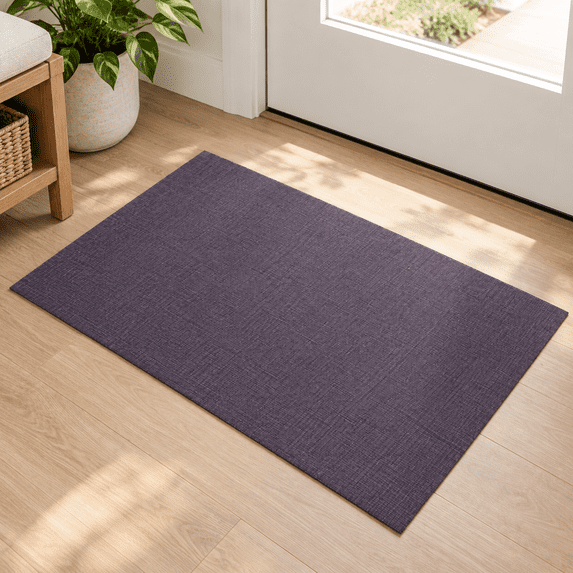 Plastic Floor Mat For Home 4' X 6' Waterproof Area Rug Under Table Non ...