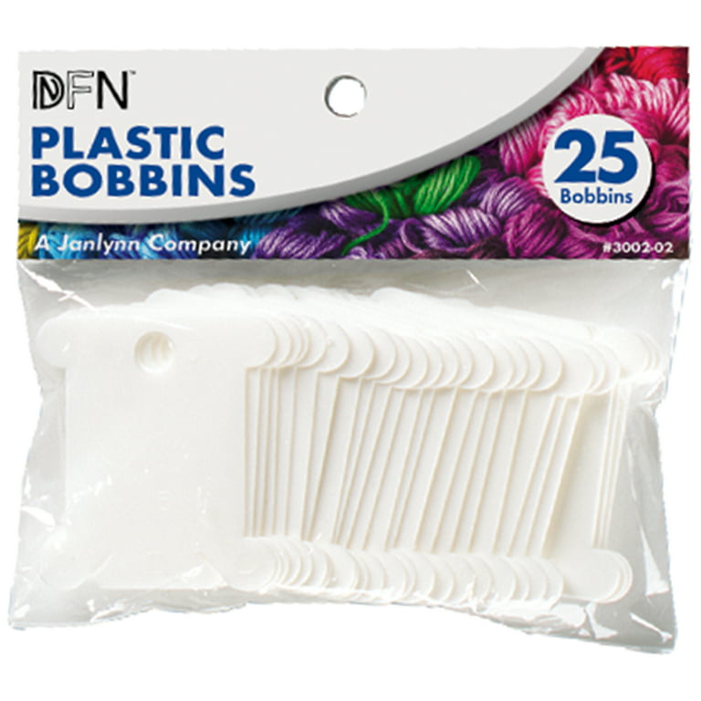 Janlynn Plastic Floss Bobbins - 25/PKG