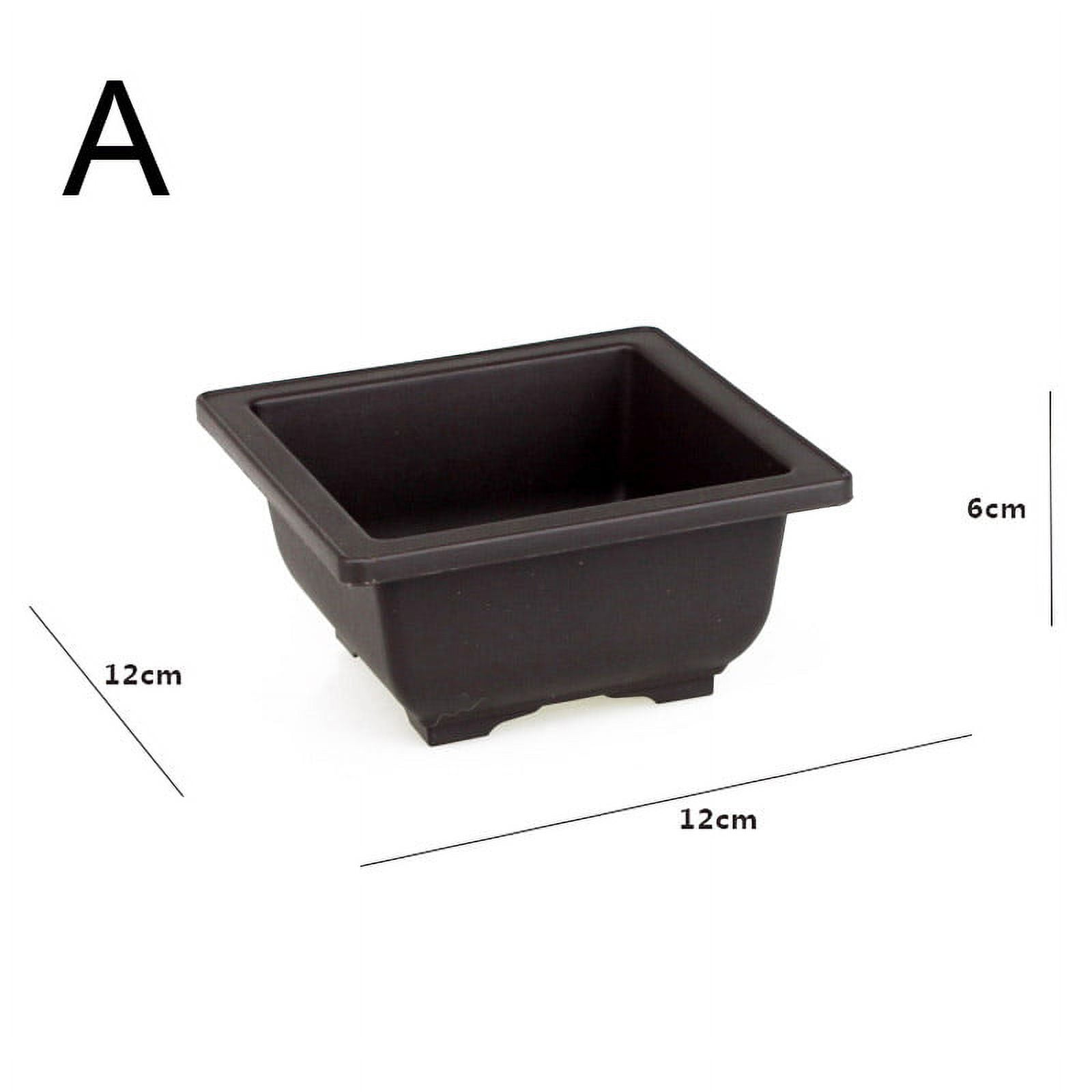 Plastic Flower Pot Retro Style Simulational Purple Sand Pots Flower Bonsai Tree Plant Succulent