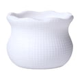 thumbnail image 1 of Plastic Flower Pots, 2.36 IN Plaid Textured Mini Greenery Planters for Succulents Small Plants, 1 of 6