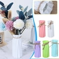 thumbnail image 1 of Plastic Flower Vase for Home Decor, Modern 6.9 inch Tall Decorative Vases for Flowers, Table Centerpieces, Kitchen Unique Decor for Rustic Farmhouse Living Room, Holiday Gift, 1 of 6