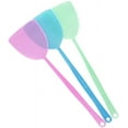 thumbnail image 1 of Plastic Fly Swatter, Strong Flexible Manual Swat Set Pest Control, Long Handle Flyswatter, Assorted Colors, 17.5" (3 Pack), 1 of 5