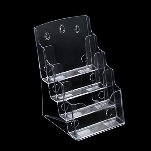 Plastic Flyers Holder Pamphlets Display Stand for Literature, Booklet
