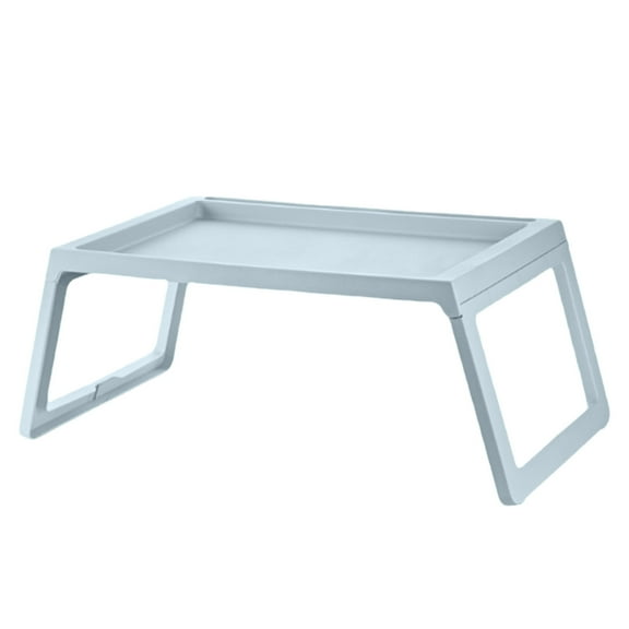 Plastic Foldable Bed Tray Table, Portable Laptop Desk for Sofa and Floor Use, Multi-Functional Study and Breakfast Table for Home Office, Dorm Room, and Casual Dining Comfort