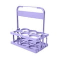 thumbnail image 1 of Plastic Foldable Beer Rack - Portable 6 Bottle Hand Held Basket for Storage, Dual Function as Wine Rack and Cup Holder for Parties and Outdoor Events, 1 of 6