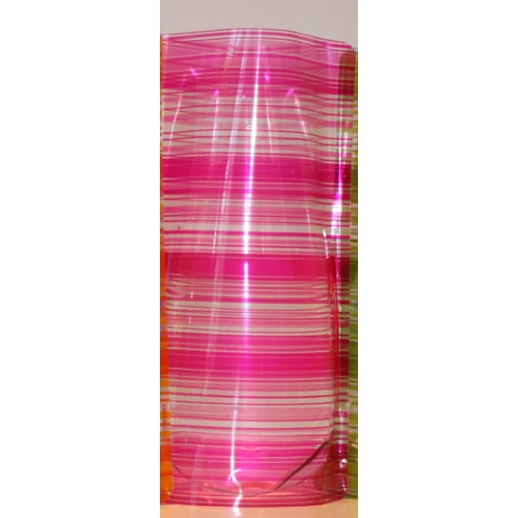 Plastic Foldable Flower Vase 4-Pieces (Square Shaped) ( Stripes)