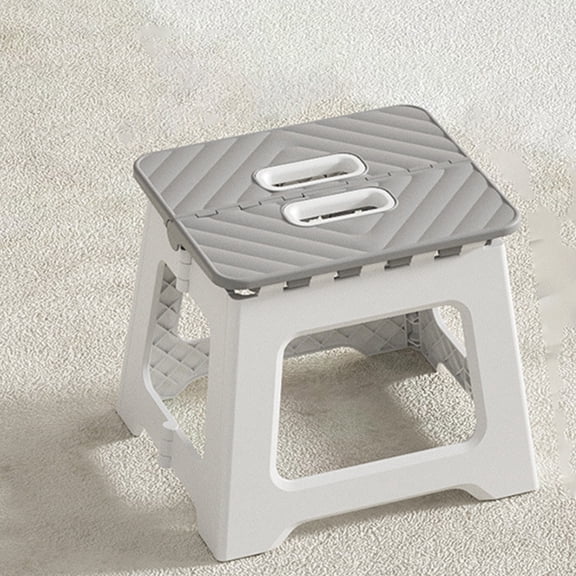 Plastic Foldable Low Stool Portable Small Chair for Outdoor Camping Home Use