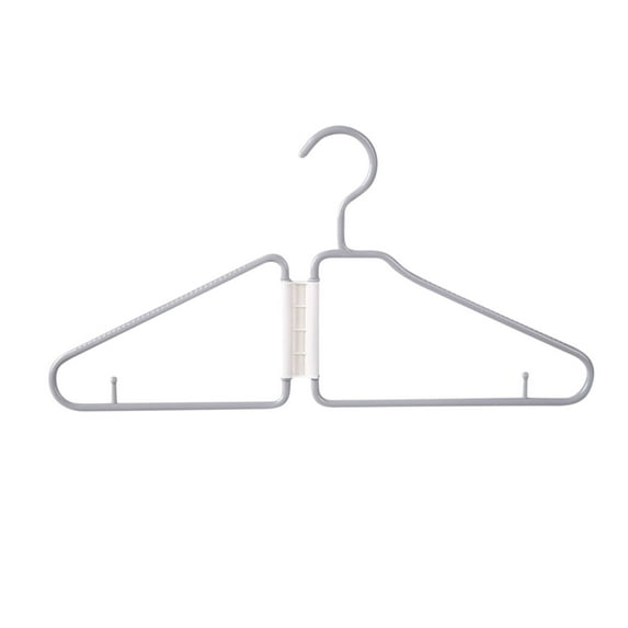 Plastic Foldable Storage Hanger, Space-Saving Home Clothes Organizer, Durable Folding Rack for Hanging Clothes and Avoiding Creases