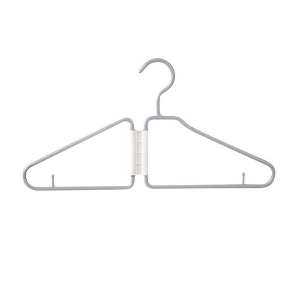 Plastic Foldable Storage Hanger, Space-Saving Home Clothes Organizer, Durable Folding Rack for Hanging Clothes and Avoiding Creases