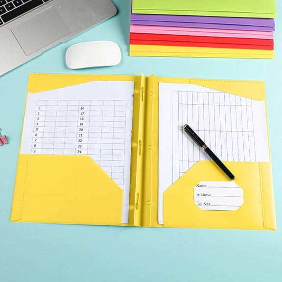 Plastic Folders with 2 Pockets,Pocket Folders,Heavy Duty Plastic File Folders with Pockets,Poly Folders for Documents Letter Size,Rainbow Color School Office Folder Bulk,Back to School Supplies