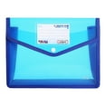thumbnail image 1 of Plastic Folders For Documents,Plastic File Folder,Legal Size Folder With Snap Closure,Envelope Folder,Large File Folder,No Dividers,For Home Work Office Organization,1Pack(Blue), 1 of 2