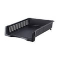 thumbnail image 1 of Plastic Folders, Furenl File Box Desktop File Organizer Stackable Laminated Plastic File Holder Home Storage Tray, 1 Stackable File Storage Rack Vertical, 1 of 8