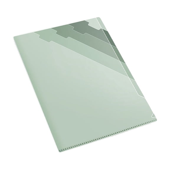 Plastic Folders, Gradient Color Multi Layer Folders, Suitable for Office, Study, Conference, Outdoor Recording Green