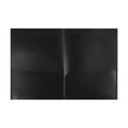 thumbnail image 1 of Plastic Folders with Pockets Heavy Duty Poly Pocket Folders with Business Card Slot 2 Pocket Folders Letter Size Folders Colored File Folder Two Pocket Folders Documents Organization, Black, 1 of 4