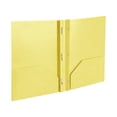 thumbnail image 1 of Plastic Folders with Pockets, Sturdy Heavy Duty File Folders with Business Card Slot, Poly Folders for Documents Letter Size, 2-Pocket Folder for Schoolwork & Office, 7 Assorted Colors 1pc, 1 of 6