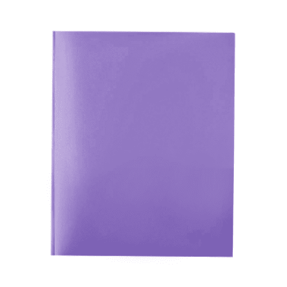 Plastic Folders with 2 Pockets, Multicolor Two Pocket Plastic Folders with Pockets, Heavy Duty Colored 2 Pocket Plastic Folders