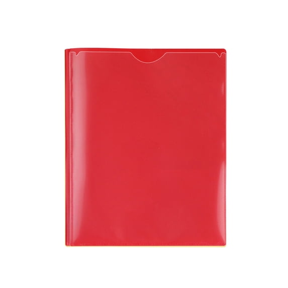 Plastic Folders with Pockets, Heavy Duty Plastic Folders with Pockets - Waterproof Letter Size , Durable File Folders for Office, School