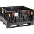 thumbnail image 1 of Plastic Folding Bulk Shipping Container, 1500 lb. Capacity, 48 x 44-1/2 x 27, 1 of 4