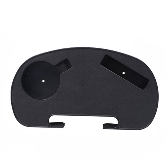 Plastic Folding Chair Side Table Attachment with Cup Holder for Outdoor Camping, Fishing, and Backyard Use