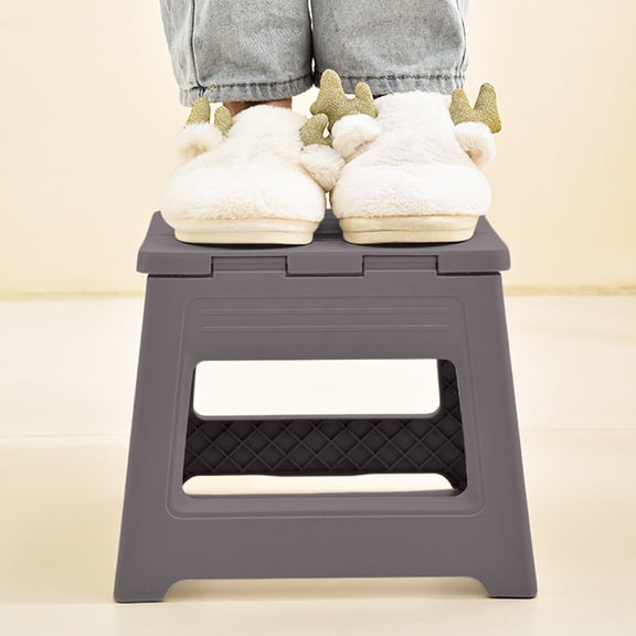 Plastic Folding Portable Stool, High Strength Load Bearing, Waterproof Moisture Proof, Thickened Material, Anti-Slip Pad, Wide Seat, Outdoor Camping Picnic Travel Fishing Small Foldable Bench