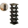 thumbnail image 1 of Plastic Folding Shoe Rack Simples And Space Saving Storage Rack Home Shoe Cabinet Dormitory Shoe Rack No Installation Required, 1 of 6
